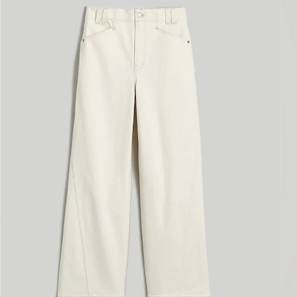 Madewell Perfect Vintage Wide Leg Jeans Sz 28 - Picture 3 of 4